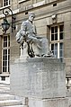 Statue of Louis Pasteur by Jean-Baptiste Hughes, La Sorbonne, Paris