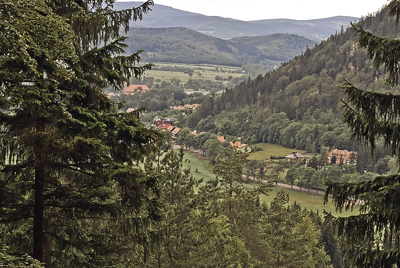 File:Lubawka, widok na ulicę Szymrychowską - panoramio.jpg