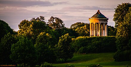 The rotunda in English Garden