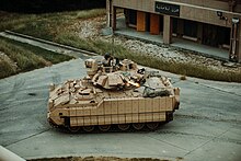 Troopers assigned to 1st Cavalry Division, engage an opposing force during the testing of the newest
version of the Bradley, Fort Cavazos, Oct. 24, 2020 M2A4 Bradley (1).jpg