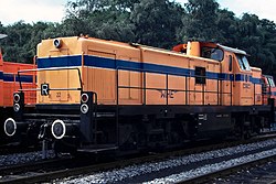 A Wanne-Herner Eisenbahn 22 pályaszámú MaK G 1600 BB-je