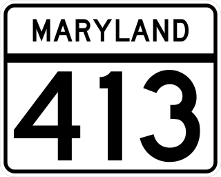 <span class="mw-page-title-main">Maryland Route 413</span> State highway in Somerset County in Maryland, USA