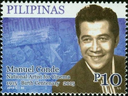 Manuel Conde 2015 stamp of the Philippines.jpg