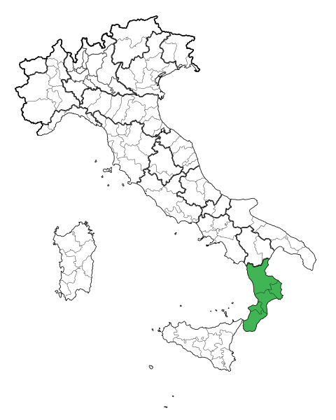 File:Map Region of Calabria.svg