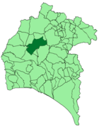 Расположение муниципалитета Эль-Серро-де-Андевало на карте провинции