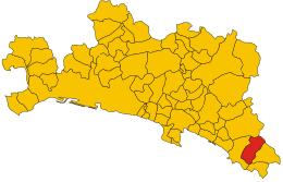 Casarza Ligure - Mapa