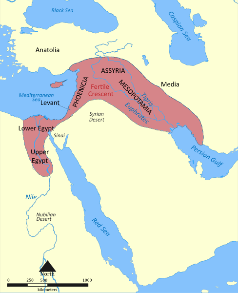 File:Map of fertile crescent.svg