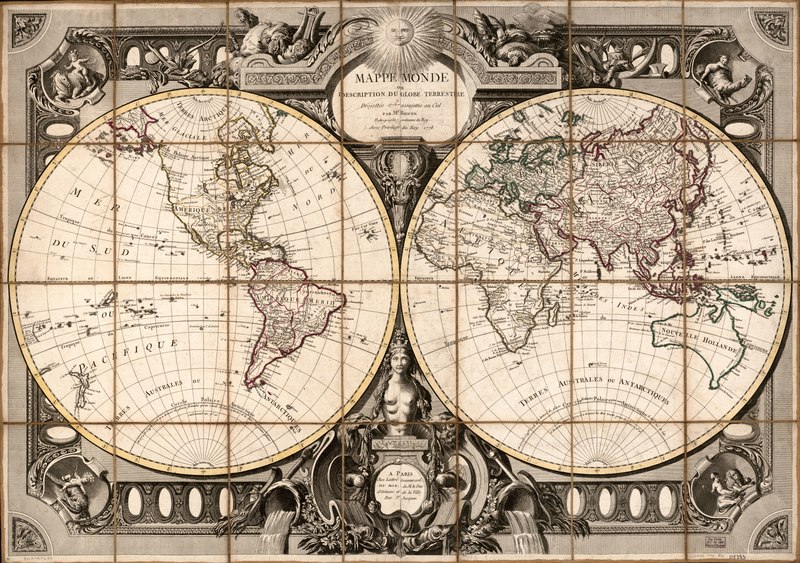 File:Mappe monde, ou description du globe terrestre - drojettée e assujettie au ciel LOC 2017585638.tif