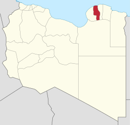 Kaart van Al Marj