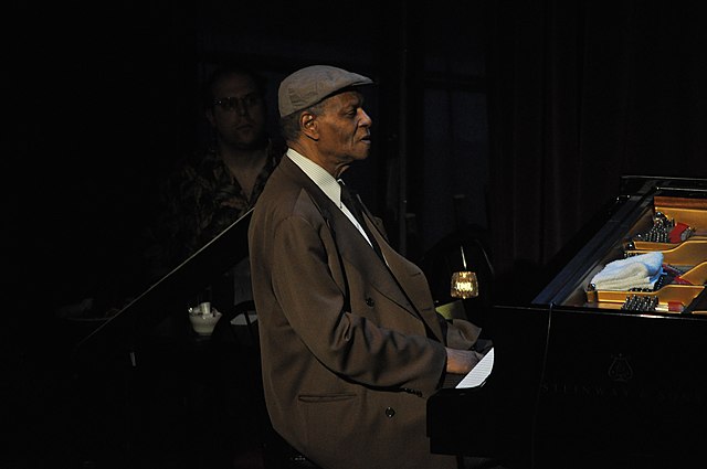 Tyner with his quartet at Jazz Alley in Seattle, in April 2012