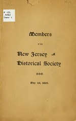 Miniatuur voor Bestand:Members of the New Jersey historical society (IA membersofnewjers00newj).pdf