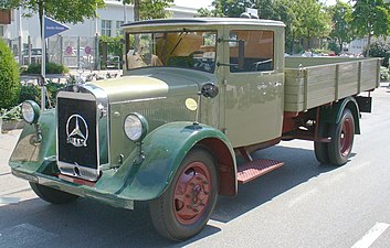 In Mercedes-Benz-disel út 1932