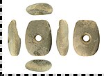 Thumbnail for File:Mesolithic to Neolithic Perforated stone mace head (FindID 855855).jpg