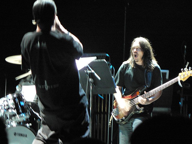 Moonchild at the Barbican: Mike Patton (facing away) and Trevor Dunn