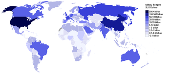 Lijst Van Landen Naar Militaire Uitgaven: Wikimedia-lijst