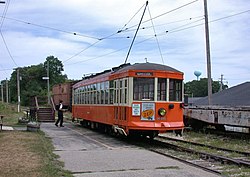 Milwaukee sporvogn 846 på East Troy Electric Railroad i 2006.jpg