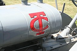 Minneapolis Steel & Machinery Company Twin City logo on tractor DCAPC August 2008 show.jpg