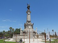 Benito Juárez monument located in central Juárez