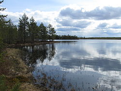 Mourunkijärvi kaakon suuntaan.