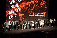 Cast and crew at the 2012 Toronto International Film Festival premiere.