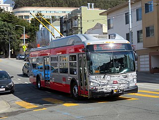 <span class="mw-page-title-main">6 Haight/Parnassus</span> Trolleybus line in San Francisco, CA, US