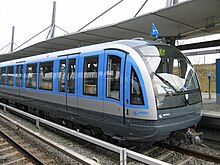 Train (MVG Class C) on the Munich U-Bahn Munich subway C-Zug.jpg