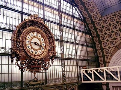 El reloj de la antigua Estación de Orsay (actual Museo de Orsay), de Victor Laloux.