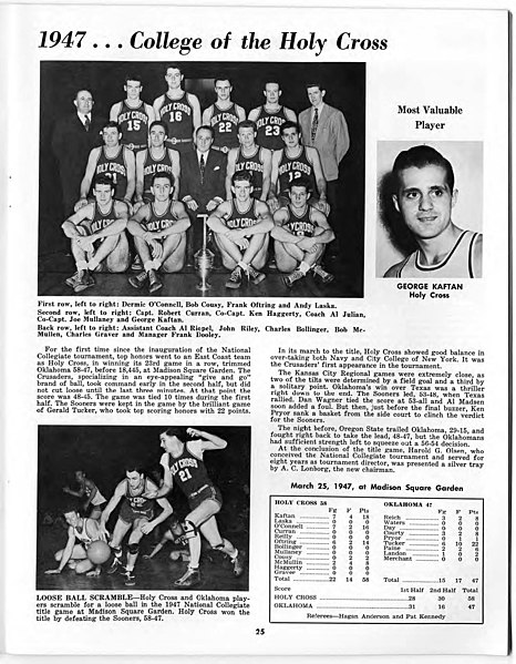 File:NCAA champions 1947 Holy Cross (1963 NCAA Basketball Championship program).jpg