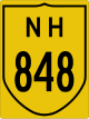 Scudo della National Highway 848}}