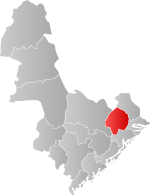 Mapa do condado de Agder com Vegårshei em destaque.