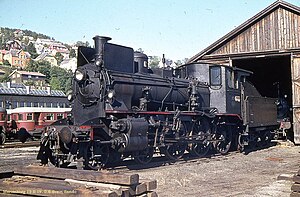 NSB 27a 234 im Bahnbetriebswerk Marienborg