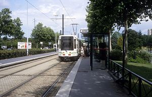 Ligne 1 Du Tramway De Nantes: Histoire, Infrastructure, Schéma de la ligne