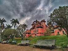 The Napier Museum was established in 1855. Napier museum and park walkway.jpg