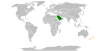 Location map for New Zealand and Saudi Arabia.