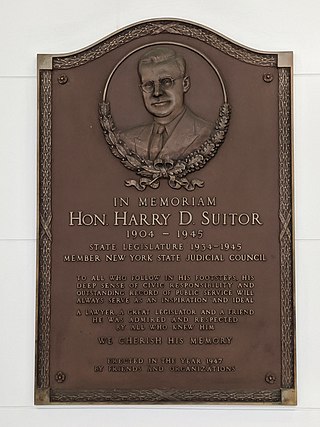 <span class="mw-page-title-main">Harry D. Suitor</span> New York politician