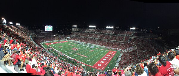 Panoramic view of TDECU Stadium