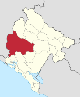 Kaart van Nikšić