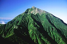 Vue du mont Nipesotsu depuis le mont Tengu