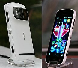 Nokia 808 PureView front and back view.JPG