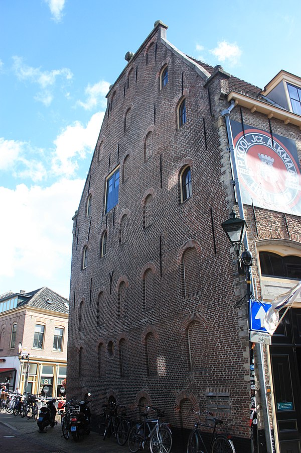 North gable of the Beer Museum in Alkmaar