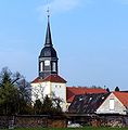 Kirche von Oberebersbach, Gemeinde Ebersbach, Landkreis Meißen