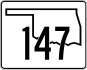 State Highway 147 маркер