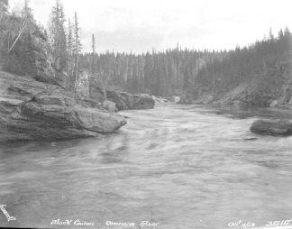 Río Omineca en 1913