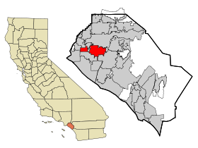 Orange County California Incorporated and Unincorporated areas Garden Grove Highlighted.svg