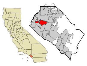 Poziția localității Garden Grove, California