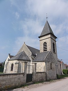 Osly-Courtil (Aisne) Église, 01.JPG