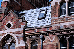 Keble College architectural details, Oxford, UK