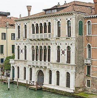 Palazzo Contarini Dal Zaffo Building in Venice, Italy