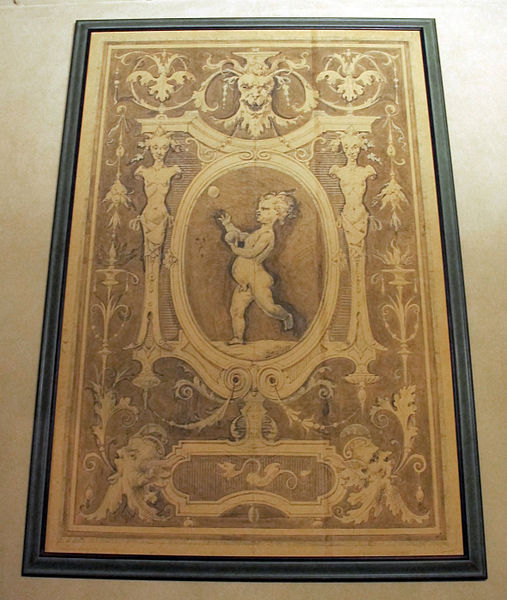 File:Palazzo corsini, appartamenti occidentali, cartoni per le grottesche neocinquecentesche di palazzo corsini ai tintori, 1857 ca. 05.JPG