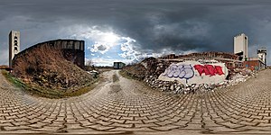 Abandoned Graffiti 360° Ansicht